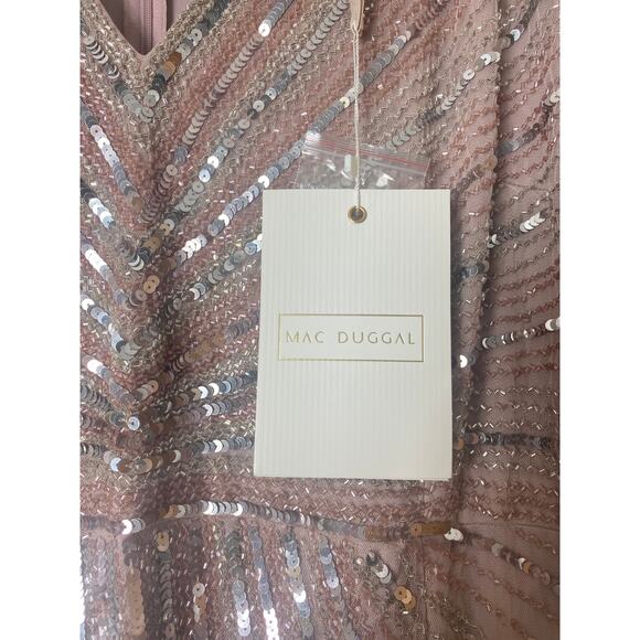 NWT MAC DUGGAL DRESS GOWN 20 PINK MOTHER OF BRIDE FORMAL BRIDESMAID EVENING - Picture 4 of 16